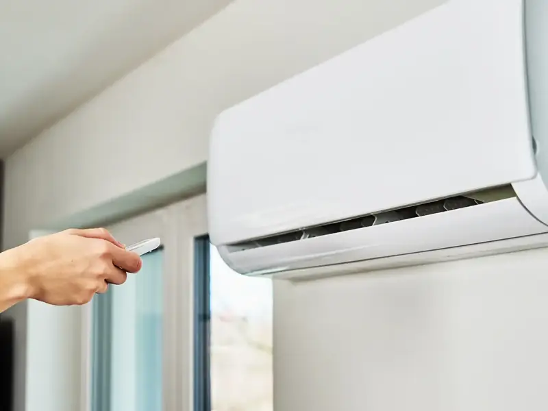 Réglage du mode froid d'une climatisation avec la télécommande