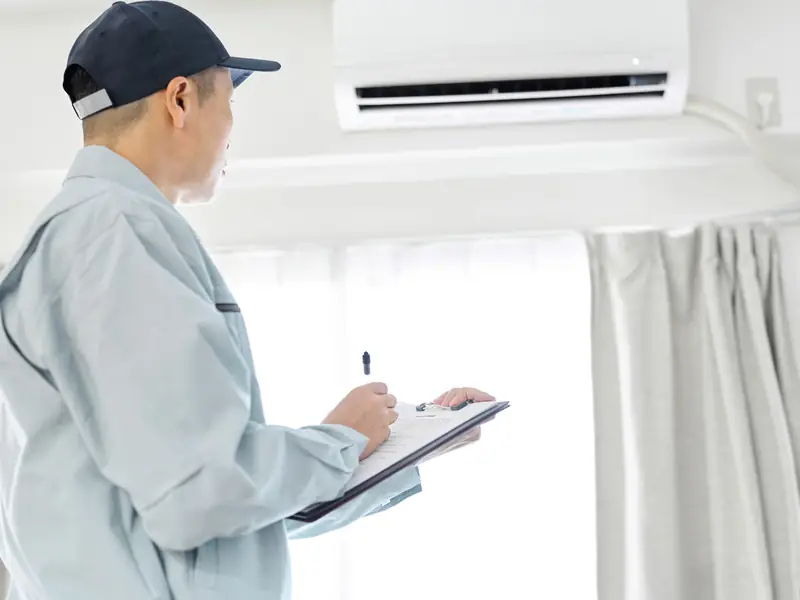Relevé des contrôles effectués pendant l'entretien d'une climatisation